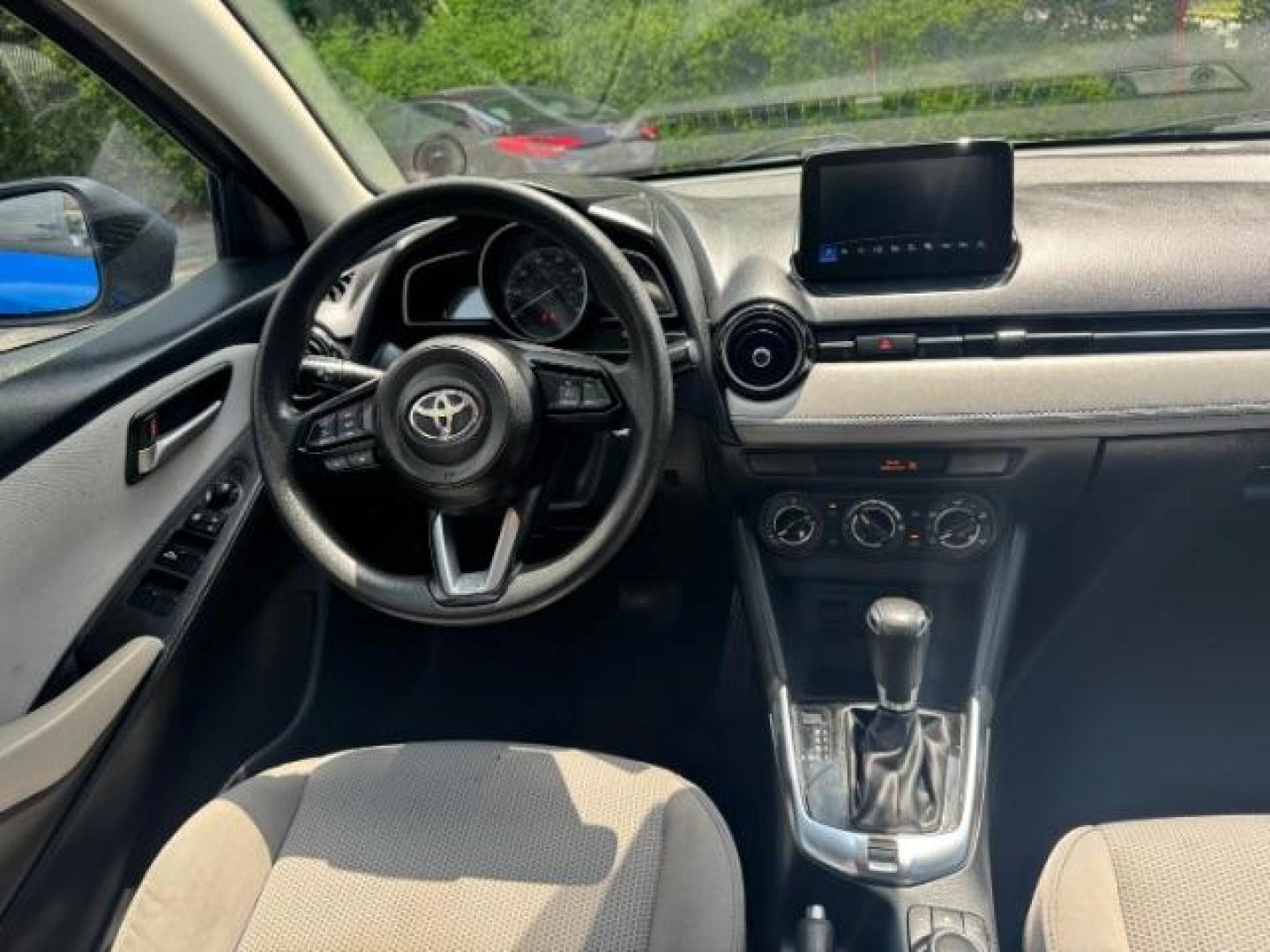 2020 Blue Toyota Yaris Sedan LE (3MYDLBYV4LY) with an 1.5L I-4 gasoline direct injection engine, located at 1806 Veterans Memorial Hwy SW, Austell, GA, 30168, (770) 944-9558, 33.817959, -84.606987 - Photo#12
