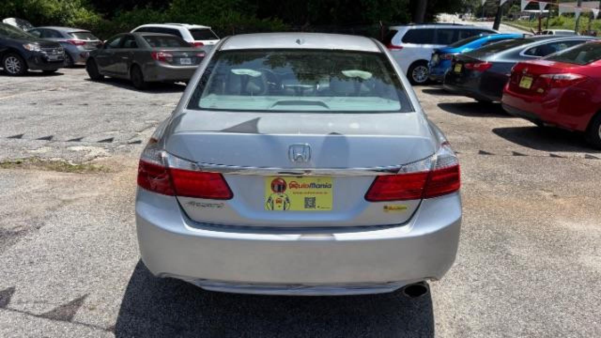 2014 Silver Honda Accord EX-L (1HGCR2F81EA) with an 2.4L I-4 gasoline direct injection engine, located at 1806 Veterans Memorial Hwy SW, Austell, GA, 30168, (770) 944-9558, 33.817959, -84.606987 - Photo#4