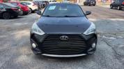 2014 Black Hyundai Veloster Turbo w/Blue (KMHTC6AE7EU) with an 1.6L I-4 gasoline direct injection engine, located at 1806 Veterans Memorial Hwy SW, Austell, GA, 30168, (770) 944-9558, 33.817959, -84.606987 - Photo#1
