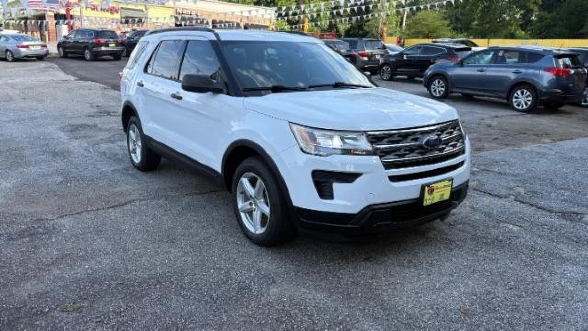 2018 White Ford Explorer Base (1FM5K8B82JG) , located at 1806 Veterans Memorial Hwy SW, Austell, GA, 30168, (770) 944-9558, 33.817959, -84.606987 - Photo#2