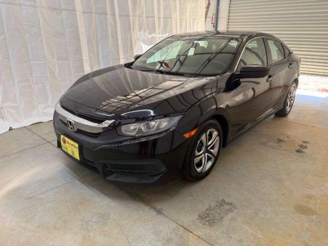 2017 Black Honda Civic LX (19XFC2F56HE) with an 2L I-4 DOHC engine, located at 1806 Veterans Memorial Hwy SW, Austell, GA, 30168, (770) 944-9558, 33.817959, -84.606987 - Photo#0