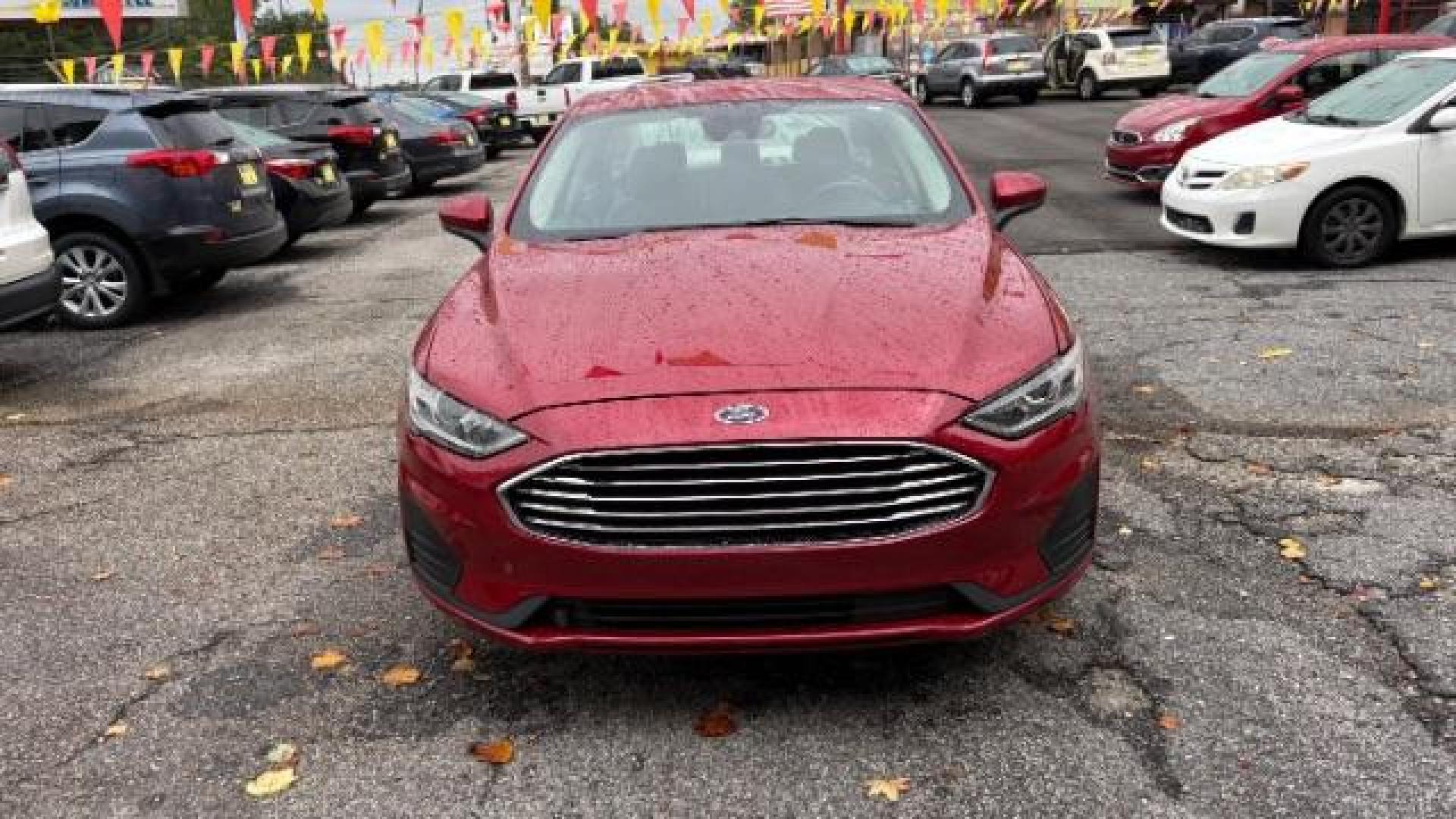 2020 RED Ford Fusion SE (3FA6P0HD3LR) , located at 1806 Veterans Memorial Hwy SW, Austell, GA, 30168, (770) 944-9558, 33.817959, -84.606987 - Photo#1