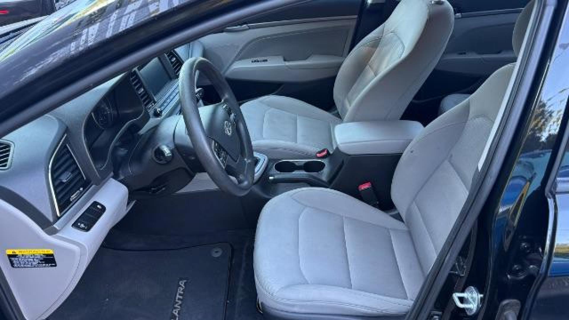 2017 Black Hyundai Elantra SE (5NPD84LF7HH) with an Nu 2L I-4 DOHC engine, located at 1806 Veterans Memorial Hwy SW, Austell, GA, 30168, (770) 944-9558, 33.817959, -84.606987 - Photo#6