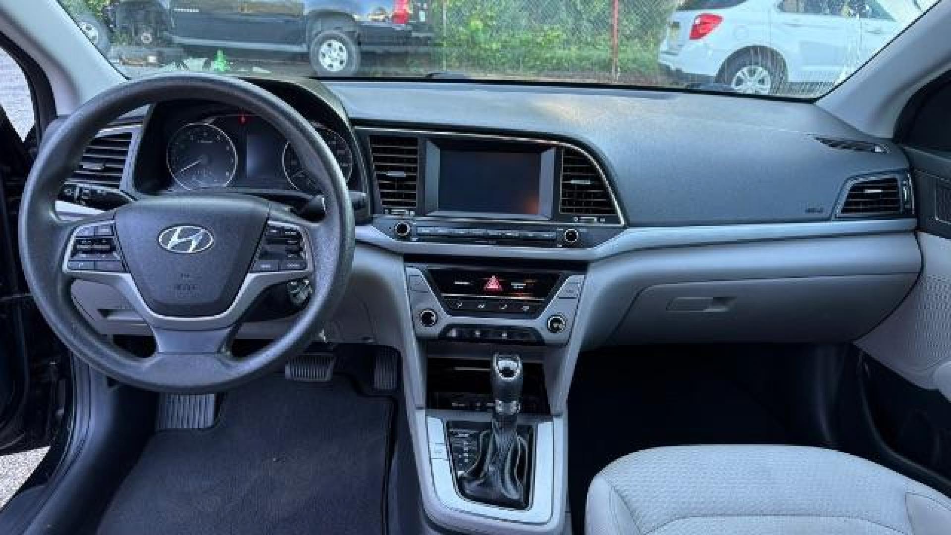2017 Black Hyundai Elantra SE (5NPD84LF7HH) with an Nu 2L I-4 DOHC engine, located at 1806 Veterans Memorial Hwy SW, Austell, GA, 30168, (770) 944-9558, 33.817959, -84.606987 - Photo#13
