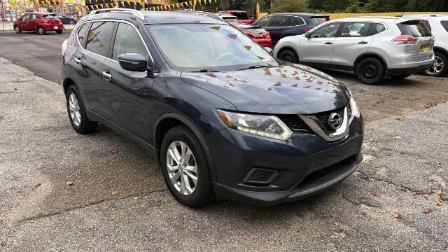 2015 Blue Nissan Rogue SV (KNMAT2MT3FP) with an 2.5L I-4 DOHC engine, located at 1806 Veterans Memorial Hwy SW, Austell, GA, 30168, (770) 944-9558, 33.817959, -84.606987 - Photo#2