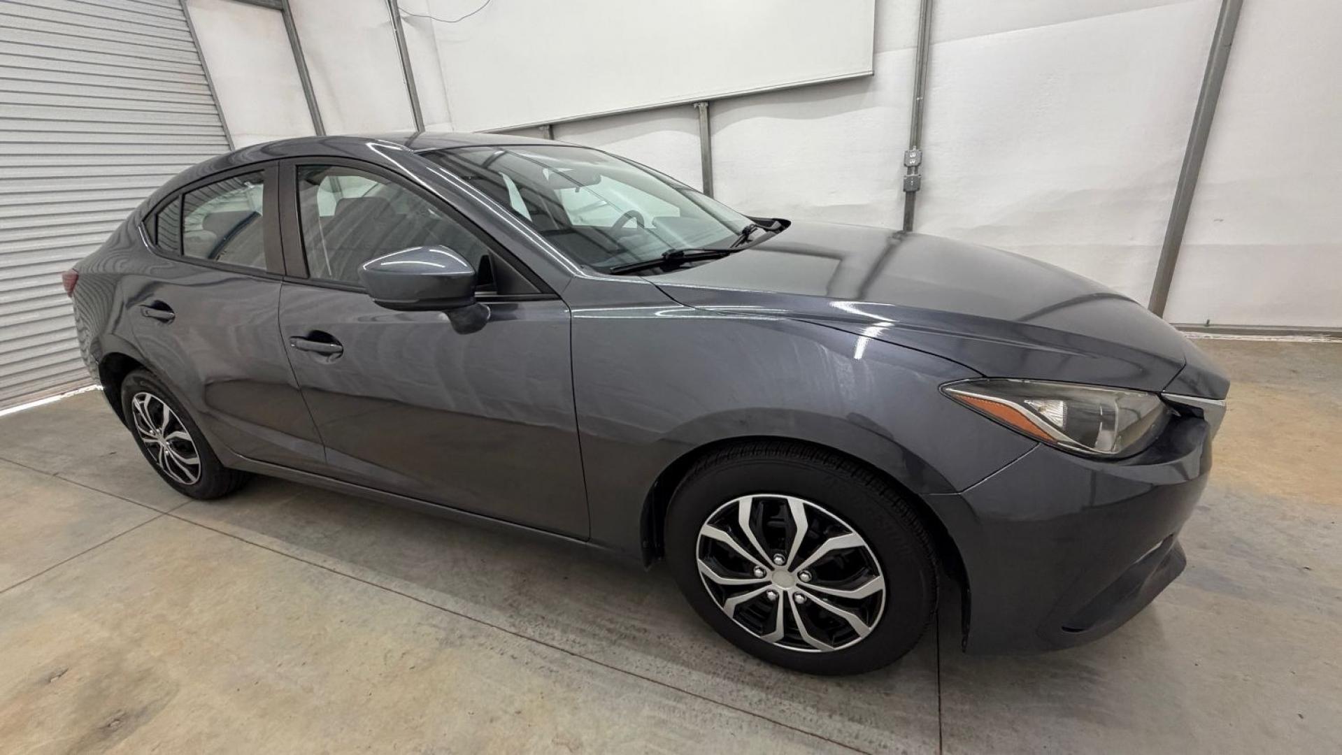 2014 Gray Mazda Mazda3 i Sport (JM1BM1U76E1) with an SKYACTIV-G 2L I-4 ga engine, located at 1806 Veterans Memorial Hwy SW, Austell, GA, 30168, (770) 944-9558, 33.817959, -84.606987- Photo#7
