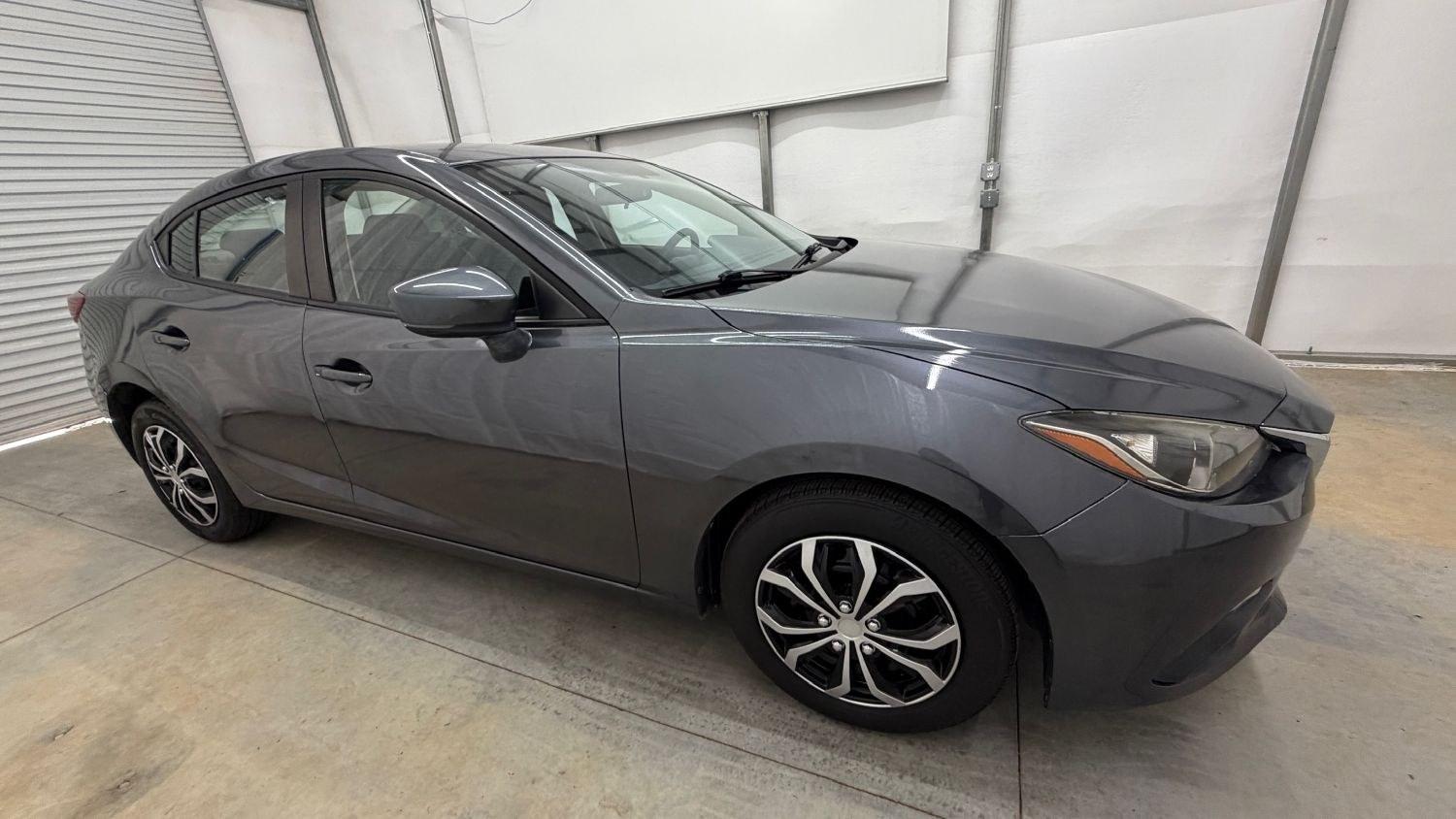 2014 Gray Mazda Mazda3 i Sport (JM1BM1U76E1) with an SKYACTIV-G 2L I-4 ga engine, located at 1806 Veterans Memorial Hwy SW, Austell, GA, 30168, (770) 944-9558, 33.817959, -84.606987- Photo#7