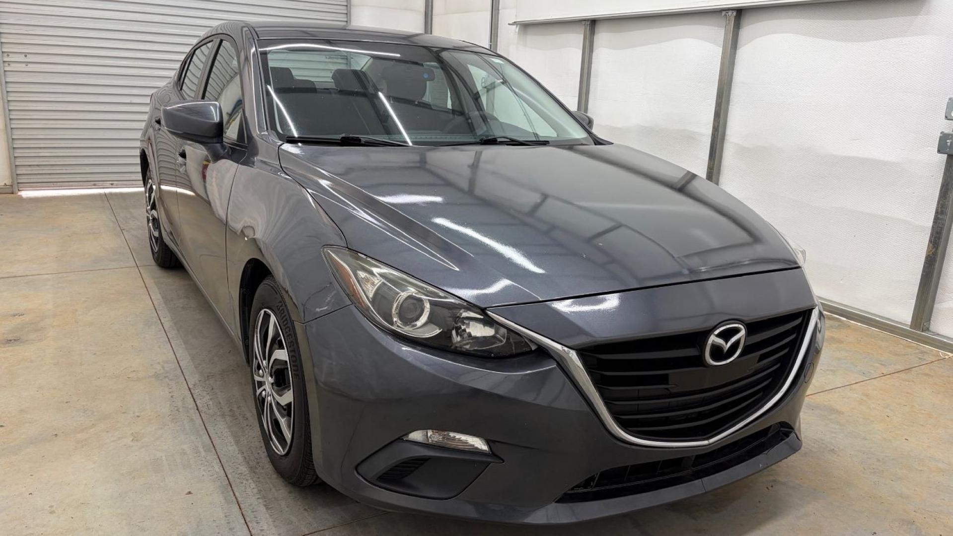 2014 Gray Mazda Mazda3 i Sport (JM1BM1U76E1) with an SKYACTIV-G 2L I-4 ga engine, located at 1806 Veterans Memorial Hwy SW, Austell, GA, 30168, (770) 944-9558, 33.817959, -84.606987- Photo#8