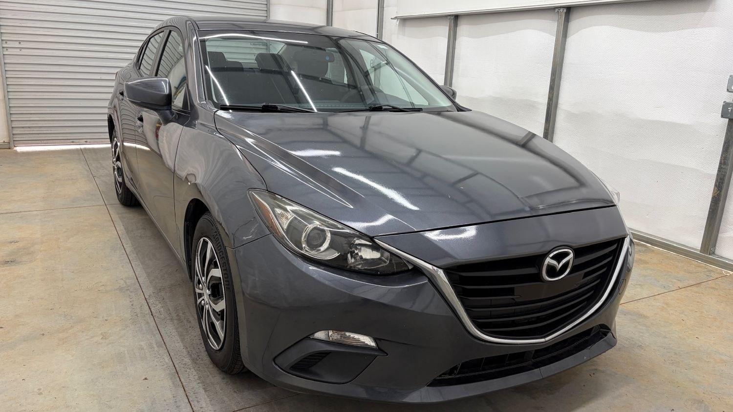 2014 Gray Mazda Mazda3 i Sport (JM1BM1U76E1) with an SKYACTIV-G 2L I-4 ga engine, located at 1806 Veterans Memorial Hwy SW, Austell, GA, 30168, (770) 944-9558, 33.817959, -84.606987- Photo#8