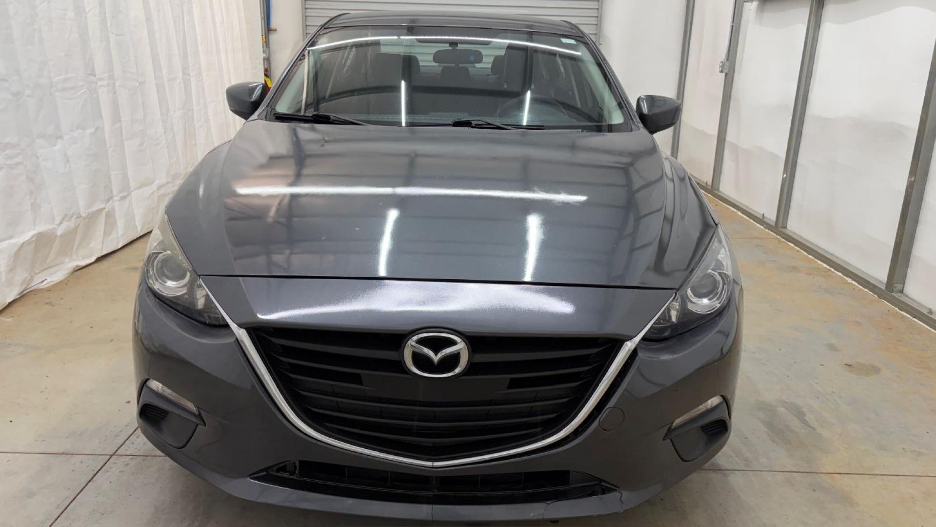 2014 Gray Mazda Mazda3 i Sport (JM1BM1U76E1) with an SKYACTIV-G 2L I-4 ga engine, located at 1806 Veterans Memorial Hwy SW, Austell, GA, 30168, (770) 944-9558, 33.817959, -84.606987- Photo#9