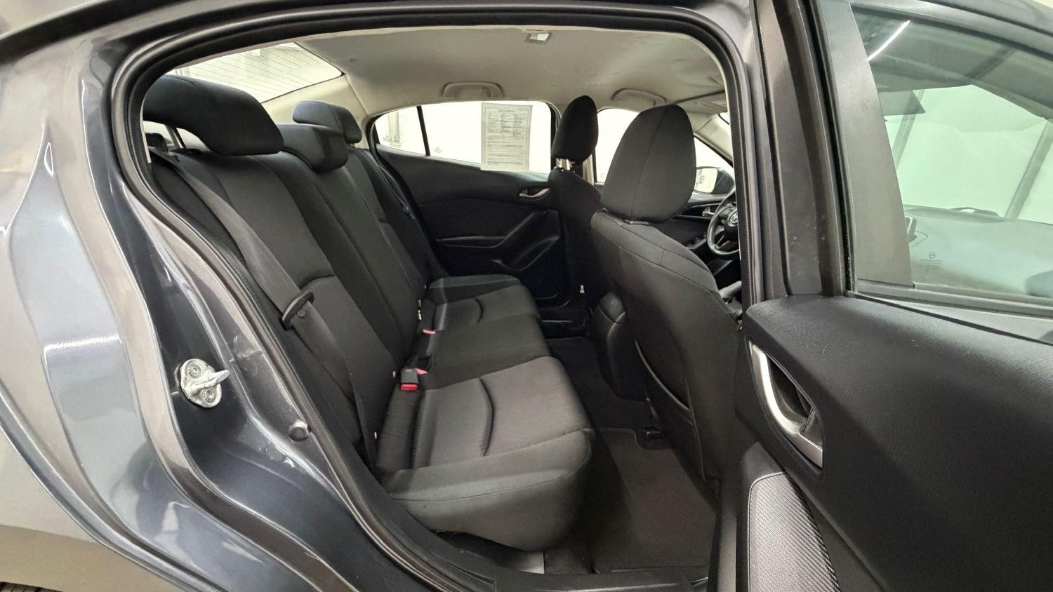 2014 Gray Mazda Mazda3 i Sport (JM1BM1U76E1) with an SKYACTIV-G 2L I-4 ga engine, located at 1806 Veterans Memorial Hwy SW, Austell, GA, 30168, (770) 944-9558, 33.817959, -84.606987- Photo#16