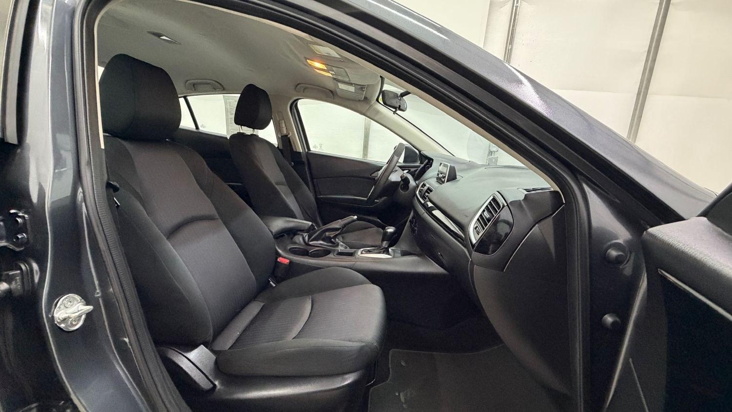 2014 Gray Mazda Mazda3 i Sport (JM1BM1U76E1) with an SKYACTIV-G 2L I-4 ga engine, located at 1806 Veterans Memorial Hwy SW, Austell, GA, 30168, (770) 944-9558, 33.817959, -84.606987- Photo#17