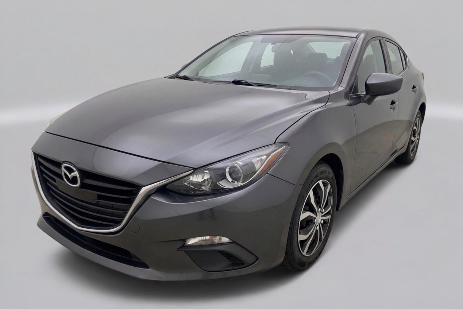 2014 Gray Mazda Mazda3 i Sport (JM1BM1U76E1) with an SKYACTIV-G 2L I-4 ga engine, located at 1806 Veterans Memorial Hwy SW, Austell, GA, 30168, (770) 944-9558, 33.817959, -84.606987- Photo#0