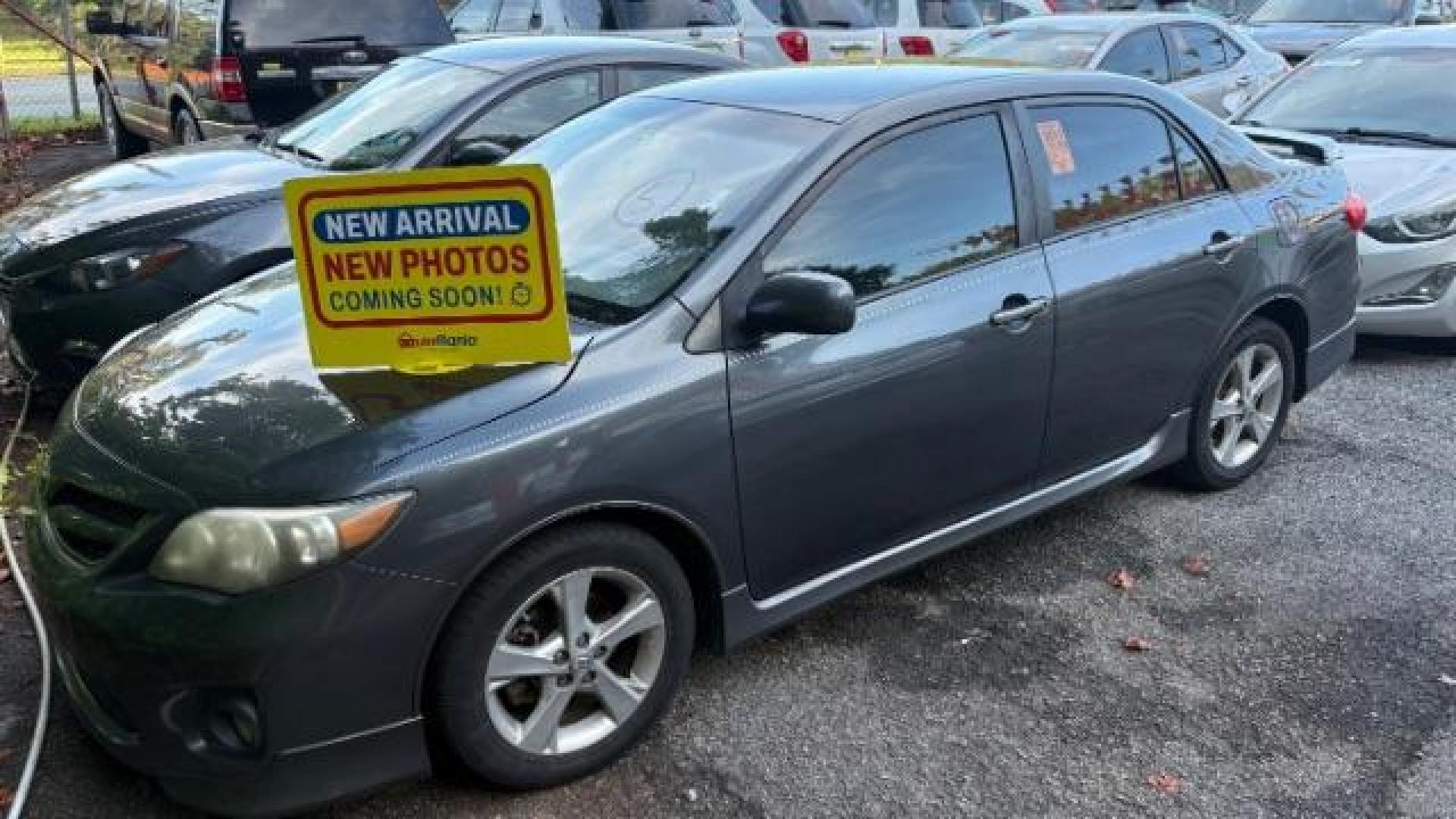 2011 Gray Toyota Corolla S (2T1BU4EE0BC) with an 1.8L I-4 DOHC engine, located at 1806 Veterans Memorial Hwy SW, Austell, GA, 30168, (770) 944-9558, 33.817959, -84.606987 - Photo#0