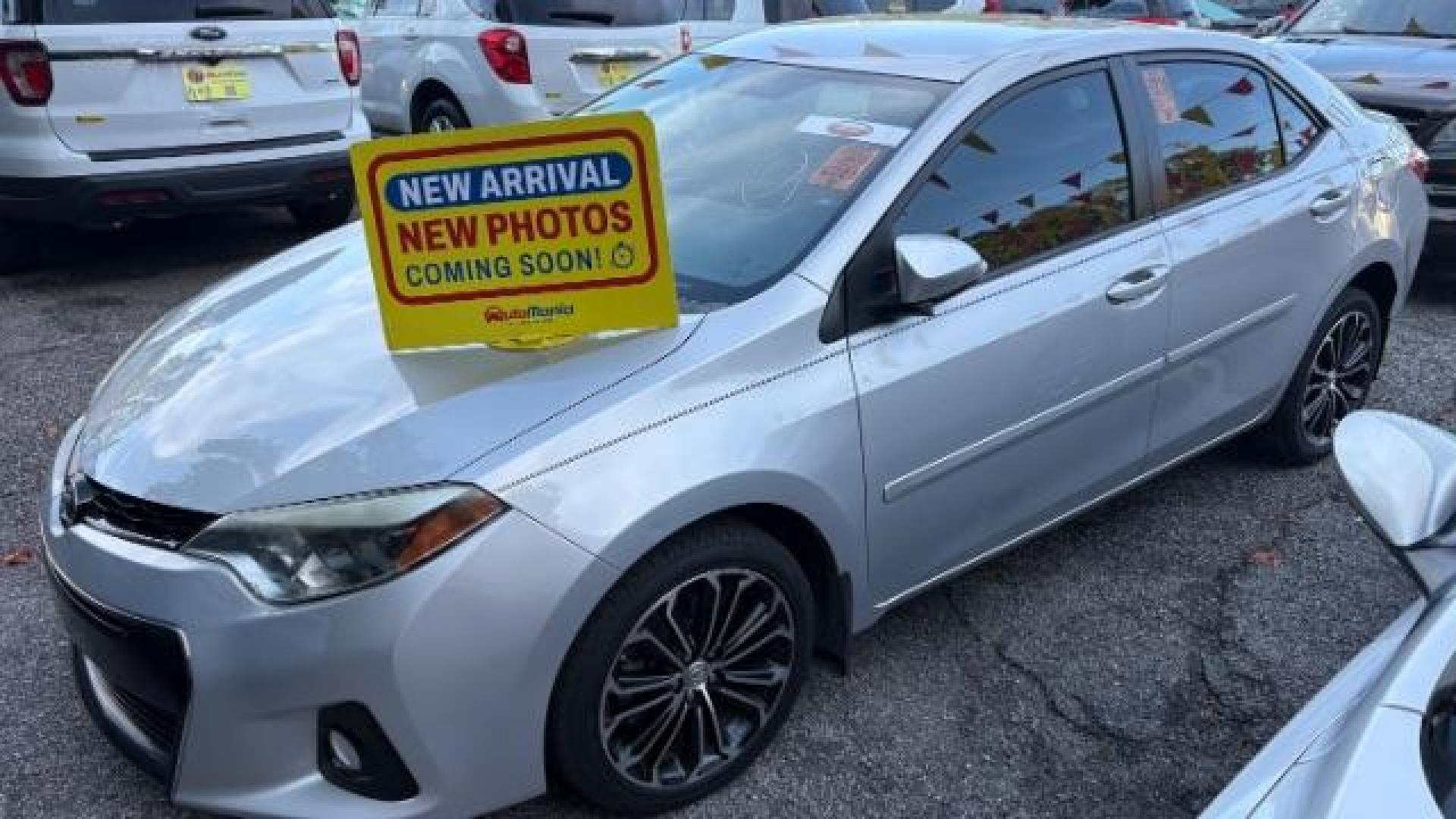 2016 Silver Toyota Corolla S Plus (2T1BURHE1GC) with an 1.8L I-4 DOHC engine, located at 1806 Veterans Memorial Hwy SW, Austell, GA, 30168, (770) 944-9558, 33.817959, -84.606987 - Photo#0