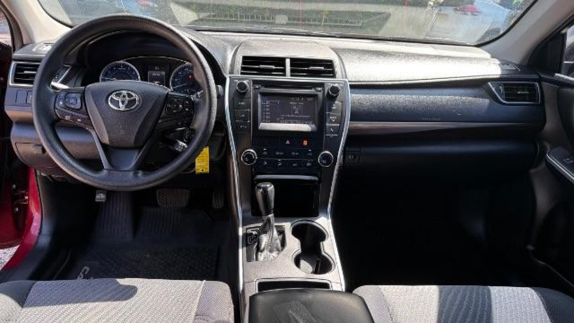 2017 RED Toyota Camry LE (4T1BF1FK6HU) with an 2.5L I-4 DOHC engine, located at 1806 Veterans Memorial Hwy SW, Austell, GA, 30168, (770) 944-9558, 33.817959, -84.606987 - Photo#11