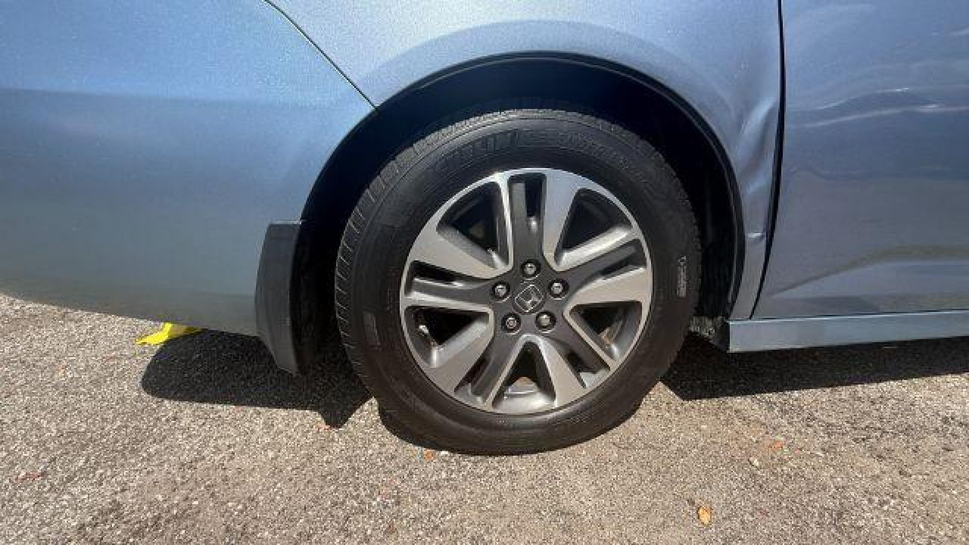 2014 Blue Honda Odyssey Touring | Touring Elite (5FNRL5H99EB) with an 3.5L V-6 i-VTEC variable valve control engine, located at 1806 Veterans Memorial Hwy SW, Austell, GA, 30168, (770) 944-9558, 33.817959, -84.606987 - Photo#26