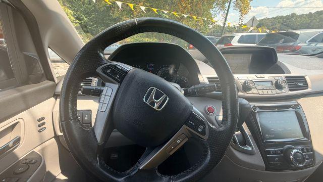 2014 Blue Honda Odyssey Touring | Touring Elite (5FNRL5H99EB) with an 3.5L V-6 i-VTEC variable valve control engine, located at 1806 Veterans Memorial Hwy SW, Austell, GA, 30168, (770) 944-9558, 33.817959, -84.606987 - Photo#19