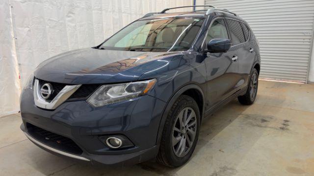 2016 Blue Nissan Rogue SL (5N1AT2MT2GC) with an 2.5L I-4 DOHC engine, located at 1806 Veterans Memorial Hwy SW, Austell, GA, 30168, (770) 944-9558, 33.817959, -84.606987 - Photo#0