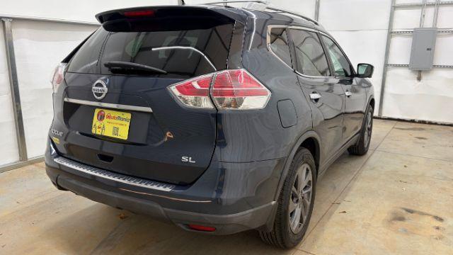 2016 Blue Nissan Rogue SL (5N1AT2MT2GC) with an 2.5L I-4 DOHC engine, located at 1806 Veterans Memorial Hwy SW, Austell, GA, 30168, (770) 944-9558, 33.817959, -84.606987 - Photo#5