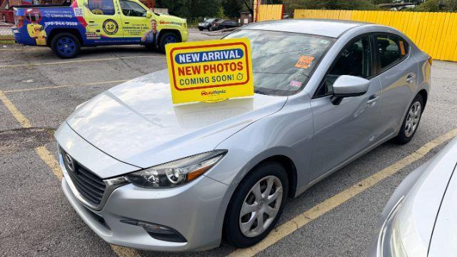 2018 Silver Mazda Mazda3 Sport (3MZBN1U78JM) with an SKYACTIV-G 2L I-4 gasoline direct injection engine, located at 1806 Veterans Memorial Hwy SW, Austell, GA, 30168, (770) 944-9558, 33.817959, -84.606987 - Photo#0