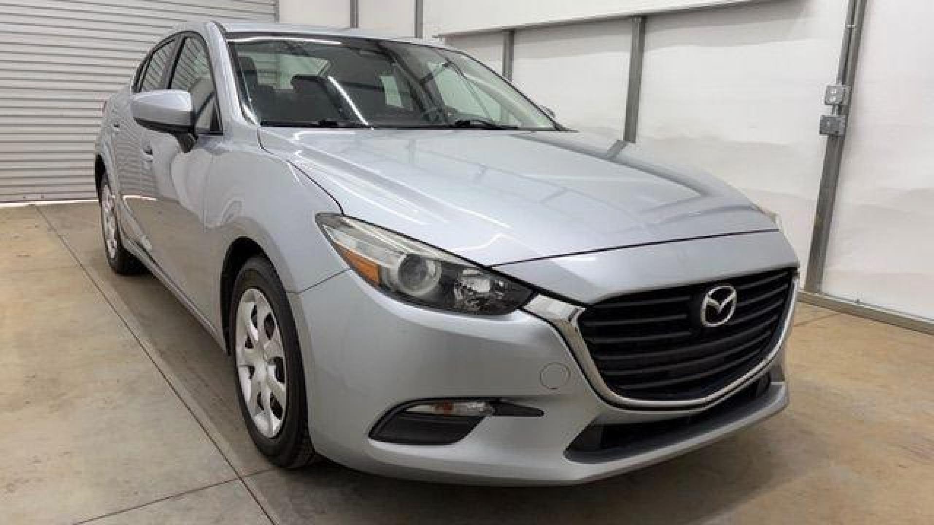 2018 Silver Mazda Mazda3 Sport (3MZBN1U78JM) with an SKYACTIV-G 2L I-4 gasoline direct injection engine, located at 1806 Veterans Memorial Hwy SW, Austell, GA, 30168, (770) 944-9558, 33.817959, -84.606987 - Photo#8