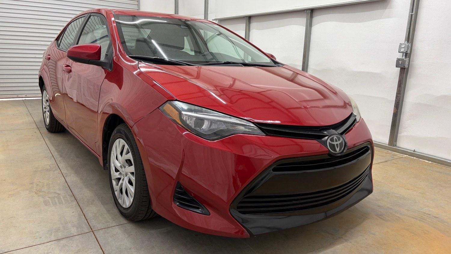 2019 Red Toyota Corolla LE (5YFBURHE6KP) with an 1.8L I-4 DOHC engine, located at 1806 Veterans Memorial Hwy SW, Austell, GA, 30168, (770) 944-9558, 33.817959, -84.606987 - Photo#8