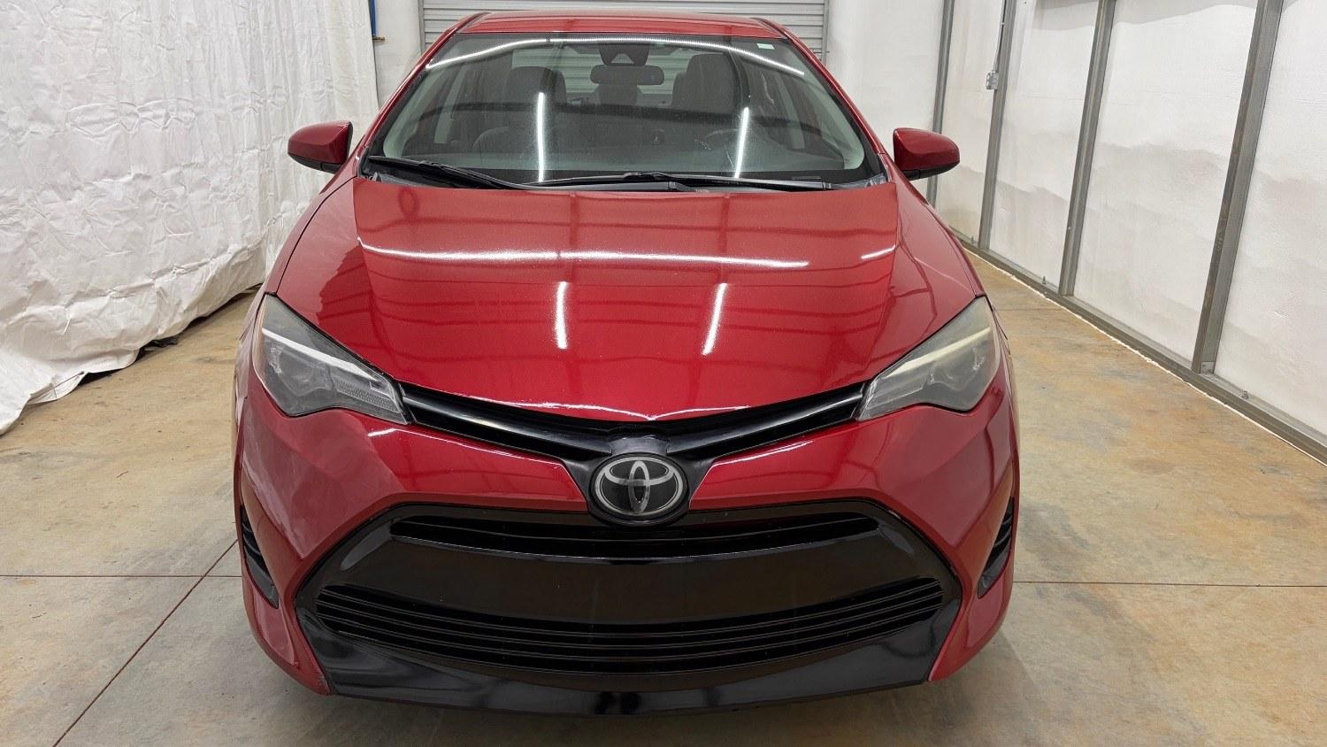 2019 Red Toyota Corolla LE (5YFBURHE6KP) with an 1.8L I-4 DOHC engine, located at 1806 Veterans Memorial Hwy SW, Austell, GA, 30168, (770) 944-9558, 33.817959, -84.606987 - Photo#9