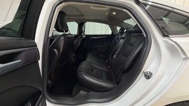 2013 White Ford Fusion Titanium (3FA6P0K98DR) with an EcoBoost 2L I-4 gasoline direct injection engine, located at 1806 Veterans Memorial Hwy SW, Austell, GA, 30168, (770) 944-9558, 33.817959, -84.606987 - Photo#14