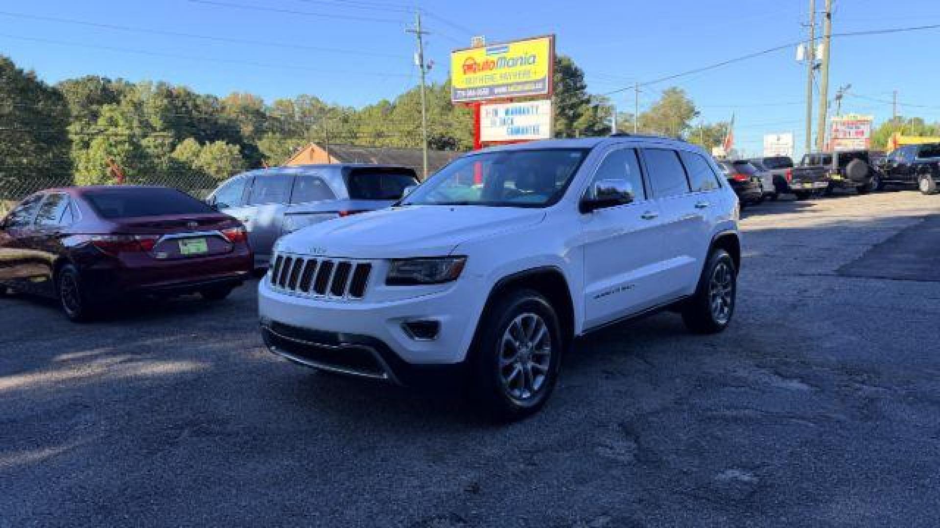 2014 White Jeep Grand Cherokee Limited (1C4RJEBG8EC) , located at 1806 Veterans Memorial Hwy SW, Austell, GA, 30168, (770) 944-9558, 33.817959, -84.606987 - Photo#0