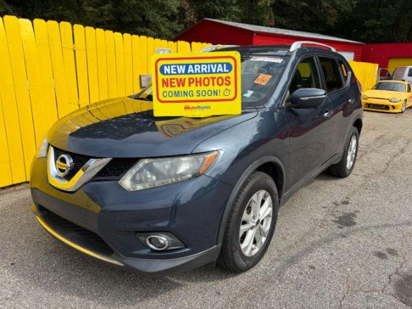 2015 Black Nissan Rogue SV (5N1AT2MV6FC) with an 2.5L I-4 DOHC engine, located at 1806 Veterans Memorial Hwy SW, Austell, GA, 30168, (770) 944-9558, 33.817959, -84.606987 - Photo#0