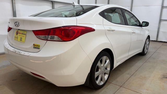 2013 White Hyundai Elantra Limited (5NPDH4AE2DH) with an 1.8L I-4 DOHC engine, located at 1806 Veterans Memorial Hwy SW, Austell, GA, 30168, (770) 944-9558, 33.817959, -84.606987 - Photo#5