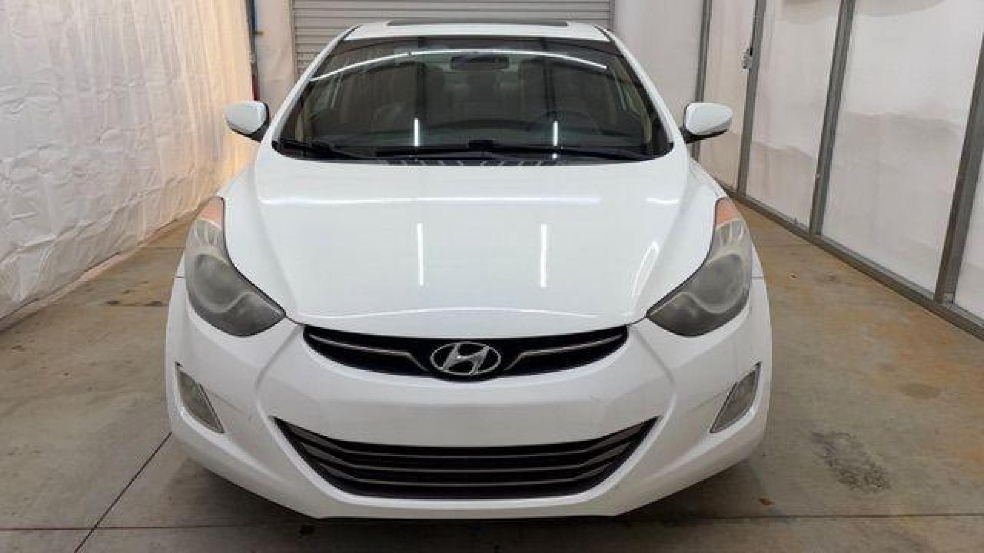 2013 White Hyundai Elantra Limited (5NPDH4AE2DH) with an 1.8L I-4 DOHC engine, located at 1806 Veterans Memorial Hwy SW, Austell, GA, 30168, (770) 944-9558, 33.817959, -84.606987 - Photo#9