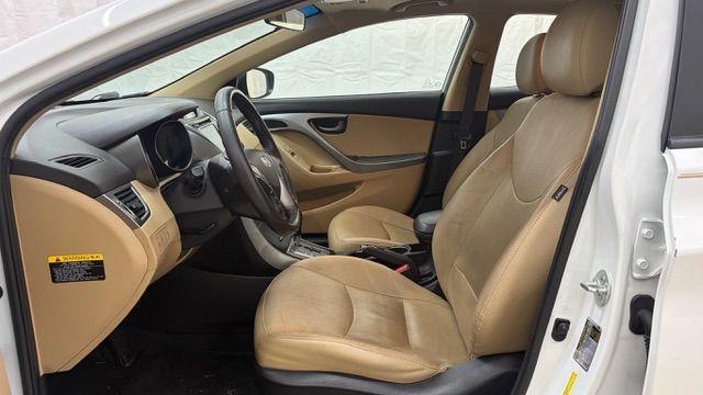 2013 White Hyundai Elantra Limited (5NPDH4AE2DH) with an 1.8L I-4 DOHC engine, located at 1806 Veterans Memorial Hwy SW, Austell, GA, 30168, (770) 944-9558, 33.817959, -84.606987 - Photo#11