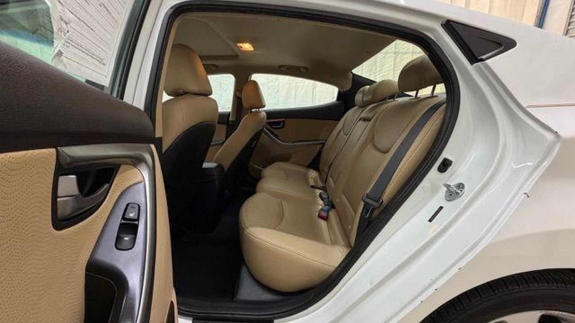 2013 White Hyundai Elantra Limited (5NPDH4AE2DH) with an 1.8L I-4 DOHC engine, located at 1806 Veterans Memorial Hwy SW, Austell, GA, 30168, (770) 944-9558, 33.817959, -84.606987 - Photo#14