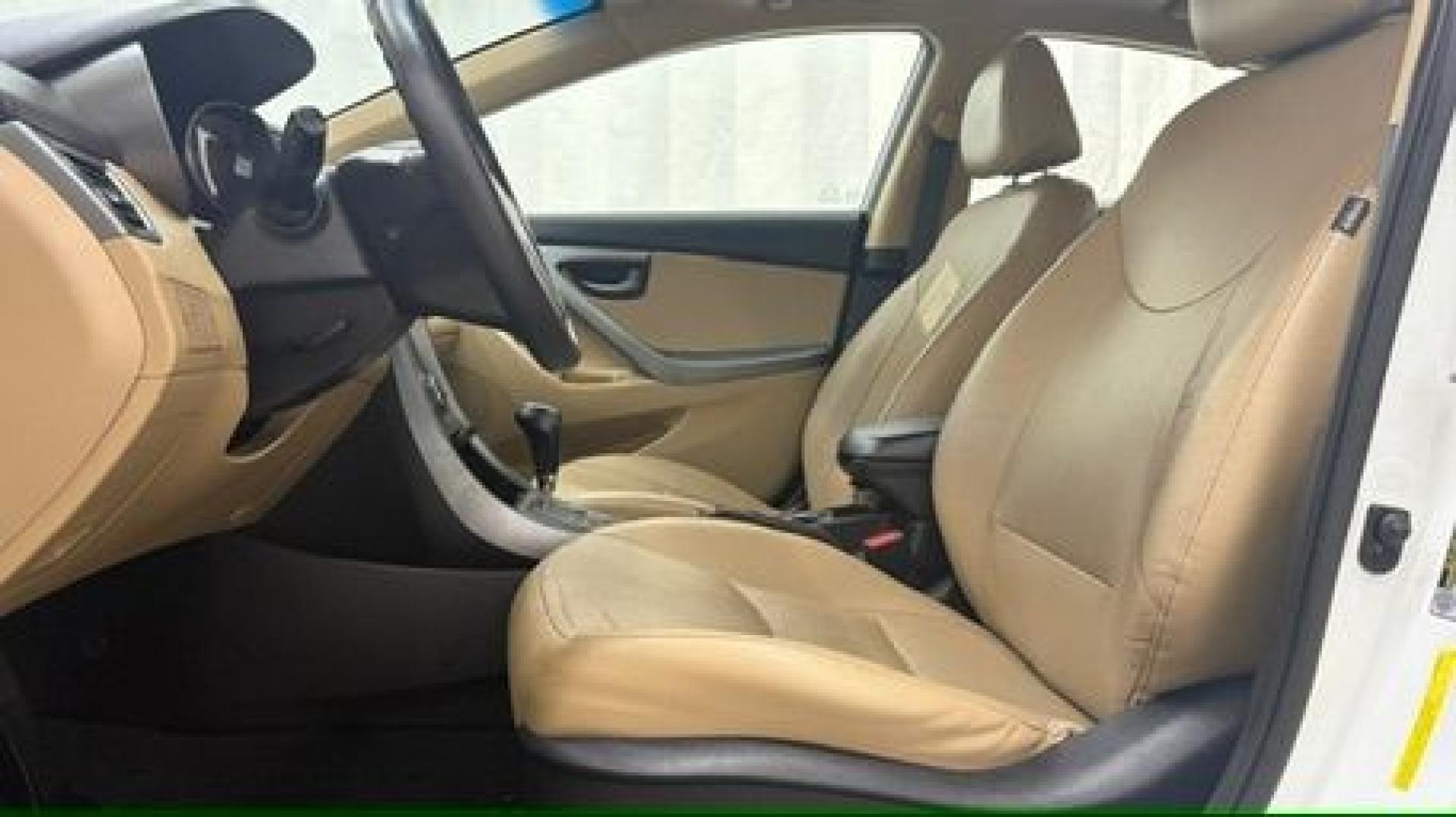 2013 White Hyundai Elantra Limited (5NPDH4AE2DH) with an 1.8L I-4 DOHC engine, located at 1806 Veterans Memorial Hwy SW, Austell, GA, 30168, (770) 944-9558, 33.817959, -84.606987- Photo#11
