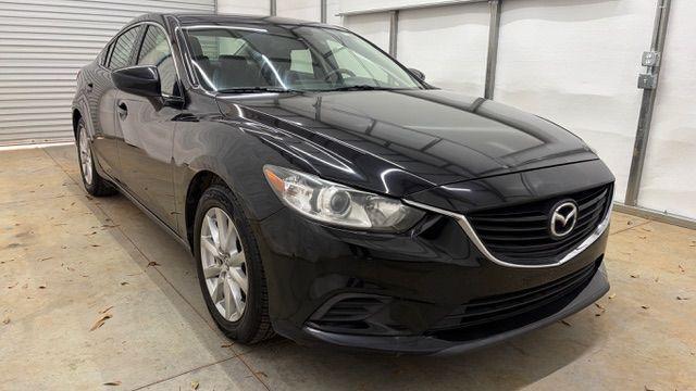 2016 Black Mazda Mazda6 i Sport (JM1GJ1U57G1) with an SKYACTIV-G 2.5L I-4 gasoline direct injection engine, located at 1806 Veterans Memorial Hwy SW, Austell, GA, 30168, (770) 944-9558, 33.817959, -84.606987 - Photo#8