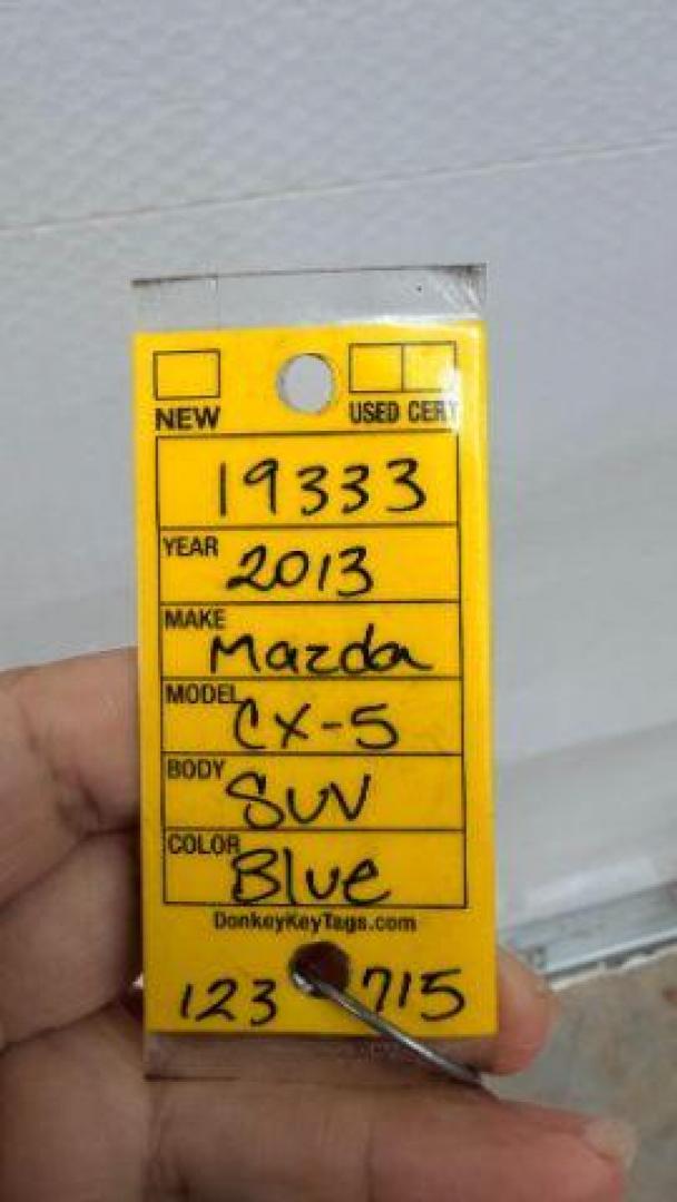 2013 Blue Mazda CX-5 Touring (JM3KE2CE4D0) with an SKYACTIV-G 2L I-4 gasoline direct injection engine, located at 1806 Veterans Memorial Hwy SW, Austell, GA, 30168, (770) 944-9558, 33.817959, -84.606987 - Photo#0