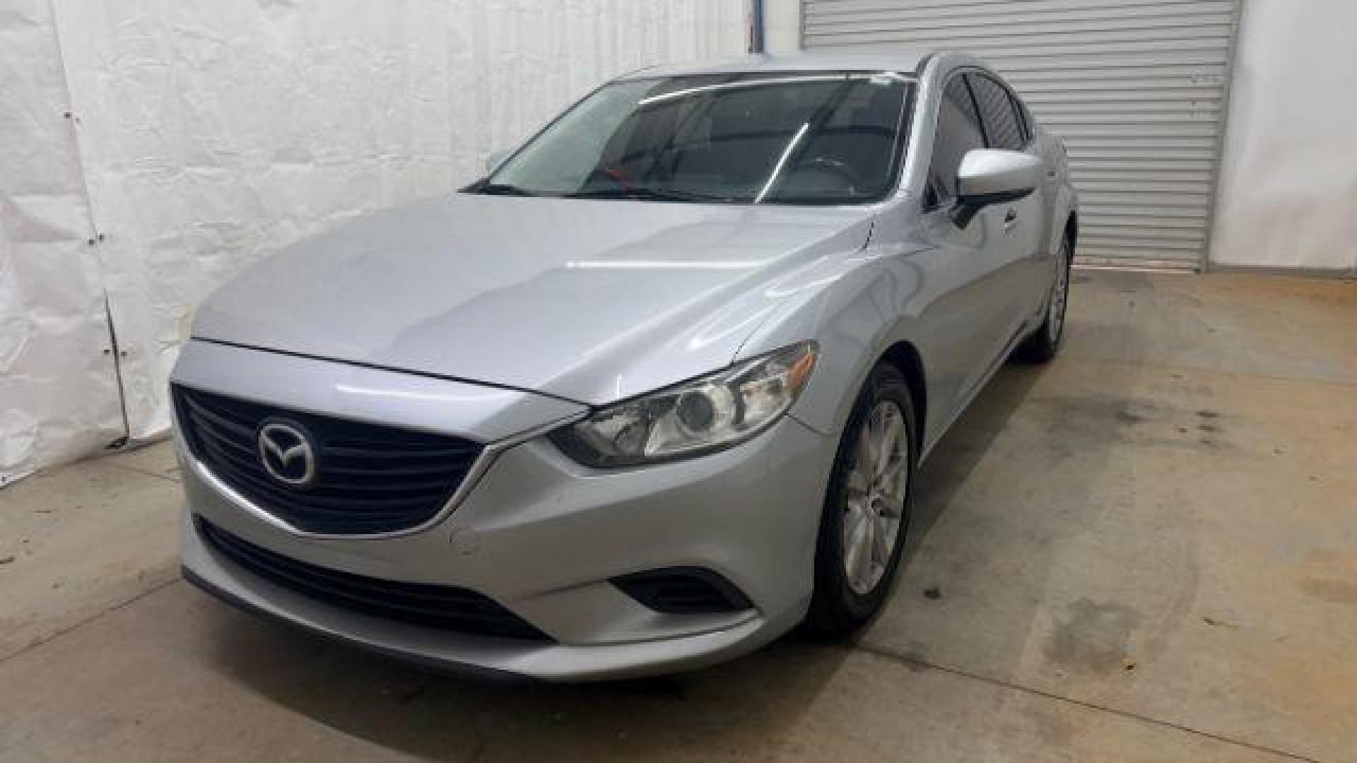 2017 Silver Mazda Mazda6 Sport (JM1GL1U59H1) with an SKYACTIV-G 2.5L I-4 gasoline direct injection engine, located at 1806 Veterans Memorial Hwy SW, Austell, GA, 30168, (770) 944-9558, 33.817959, -84.606987 - Photo#0