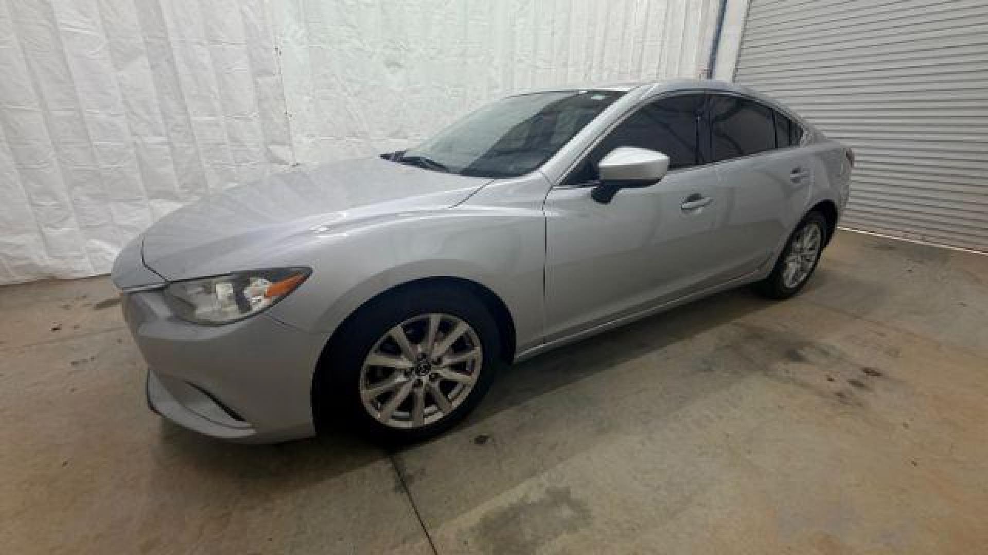 2017 Silver Mazda Mazda6 Sport (JM1GL1U59H1) with an SKYACTIV-G 2.5L I-4 gasoline direct injection engine, located at 1806 Veterans Memorial Hwy SW, Austell, GA, 30168, (770) 944-9558, 33.817959, -84.606987 - Photo#1