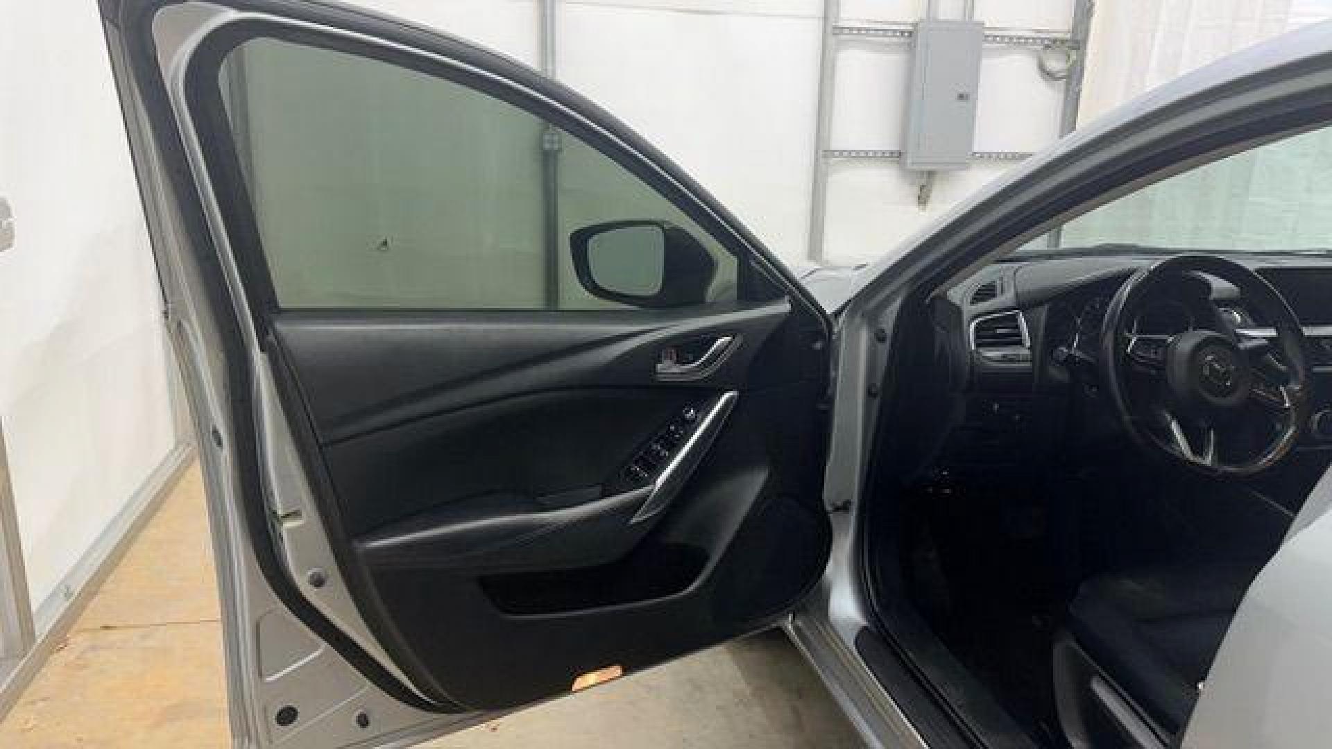 2017 Silver Mazda Mazda6 Sport (JM1GL1U59H1) with an SKYACTIV-G 2.5L I-4 gasoline direct injection engine, located at 1806 Veterans Memorial Hwy SW, Austell, GA, 30168, (770) 944-9558, 33.817959, -84.606987 - Photo#10