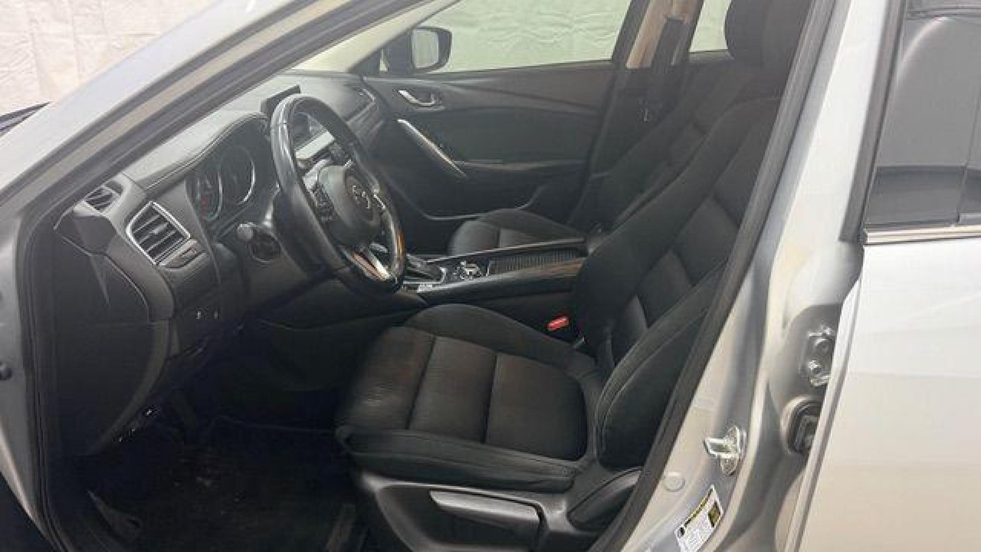 2017 Silver Mazda Mazda6 Sport (JM1GL1U59H1) with an SKYACTIV-G 2.5L I-4 gasoline direct injection engine, located at 1806 Veterans Memorial Hwy SW, Austell, GA, 30168, (770) 944-9558, 33.817959, -84.606987 - Photo#11