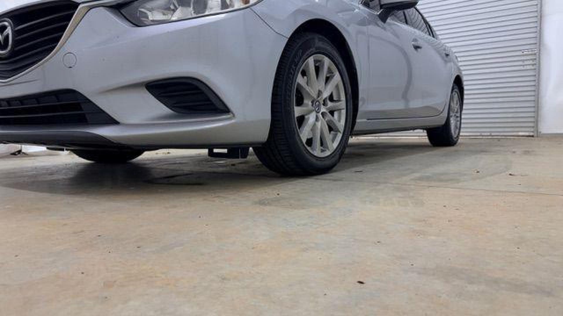 2017 Silver Mazda Mazda6 Sport (JM1GL1U59H1) with an SKYACTIV-G 2.5L I-4 gasoline direct injection engine, located at 1806 Veterans Memorial Hwy SW, Austell, GA, 30168, (770) 944-9558, 33.817959, -84.606987 - Photo#17