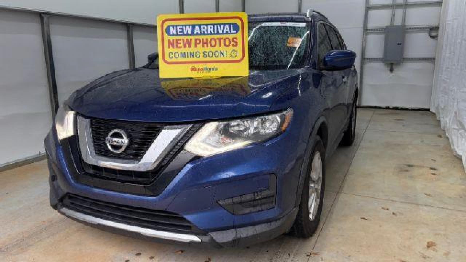 2017 Blue Nissan Rogue SV (KNMAT2MT7HP) with an 2.5L I-4 DOHC engine, located at 1806 Veterans Memorial Hwy SW, Austell, GA, 30168, (770) 944-9558, 33.817959, -84.606987 - Photo#0