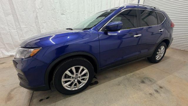 2017 Blue Nissan Rogue SV (KNMAT2MT7HP) with an 2.5L I-4 DOHC engine, located at 1806 Veterans Memorial Hwy SW, Austell, GA, 30168, (770) 944-9558, 33.817959, -84.606987 - Photo#2