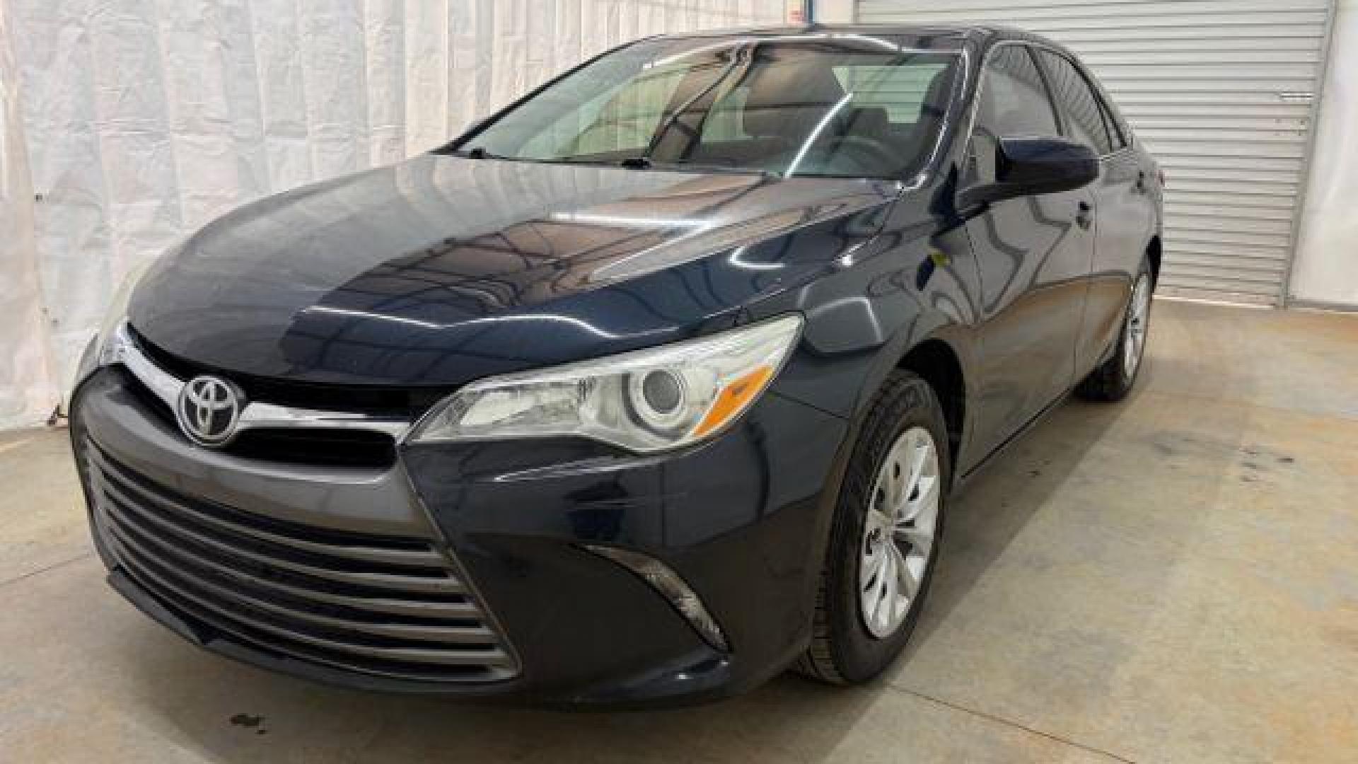 2017 Blue Toyota Camry LE (4T1BF1FKXHU) with an 2.5L I-4 DOHC engine, located at 1806 Veterans Memorial Hwy SW, Austell, GA, 30168, (770) 944-9558, 33.817959, -84.606987- Photo#0