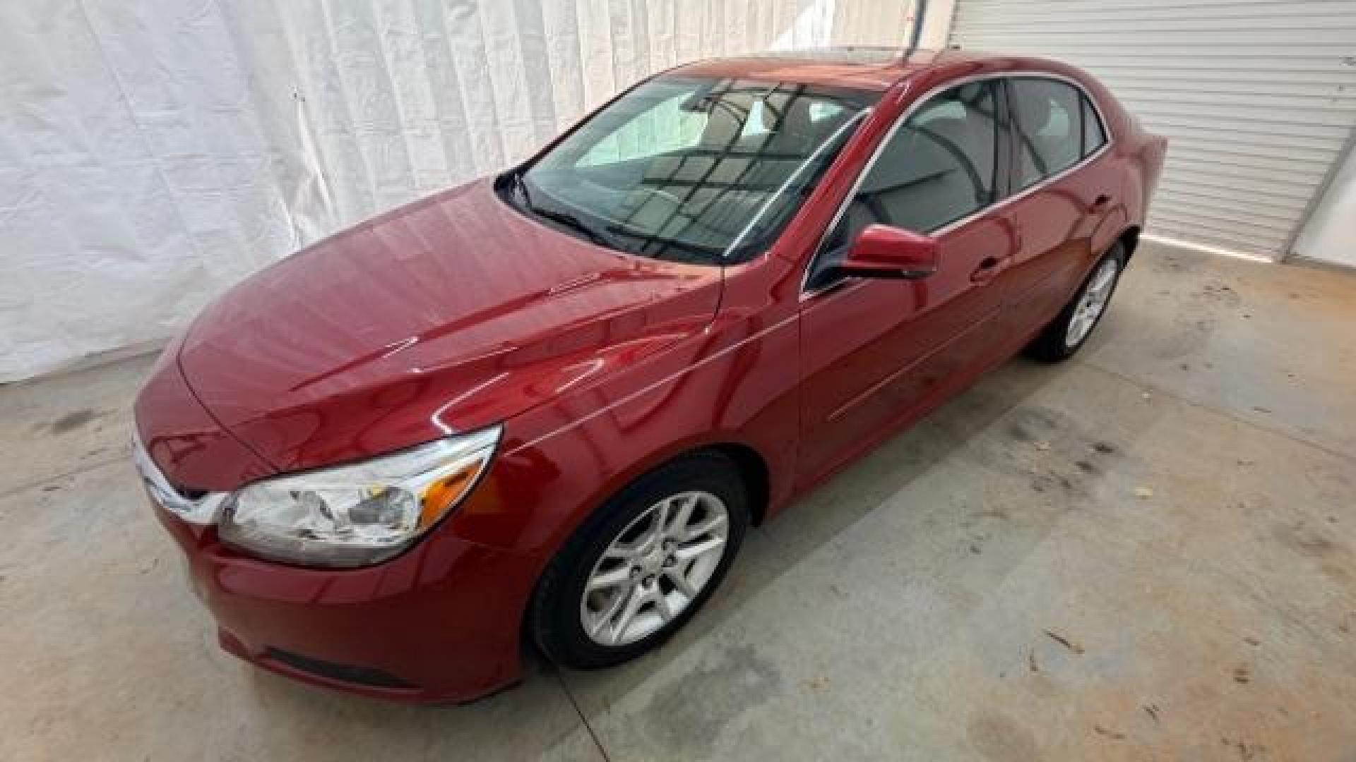 2014 Red Chevrolet Malibu 1LT (1G11C5SL3EF) with an ECOTEC 2.5L I-4 gasoline direct injection engine, located at 1806 Veterans Memorial Hwy SW, Austell, GA, 30168, (770) 944-9558, 33.817959, -84.606987 - Photo#1