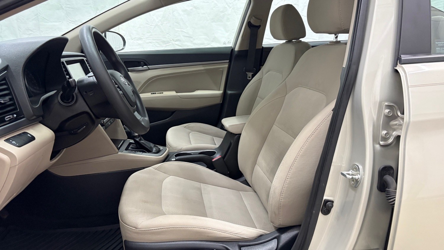 2017 TAN Hyundai Elantra SE (5NPD84LF0HH) with an Nu 2L I-4 DOHC engine, located at 1806 Veterans Memorial Hwy SW, Austell, GA, 30168, (770) 944-9558, 33.817959, -84.606987 - Photo#11