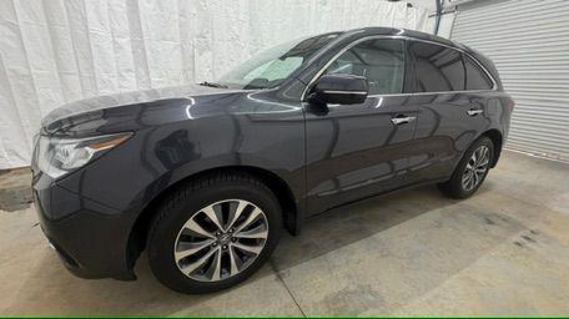 2014 Gray Acura MDX Technology Pkg w/Entertainment Pkg (5FRYD3H67EB) with an 3.5L V-6 gasoline direct injection engine, located at 1806 Veterans Memorial Hwy SW, Austell, GA, 30168, (770) 944-9558, 33.817959, -84.606987 - Photo#1