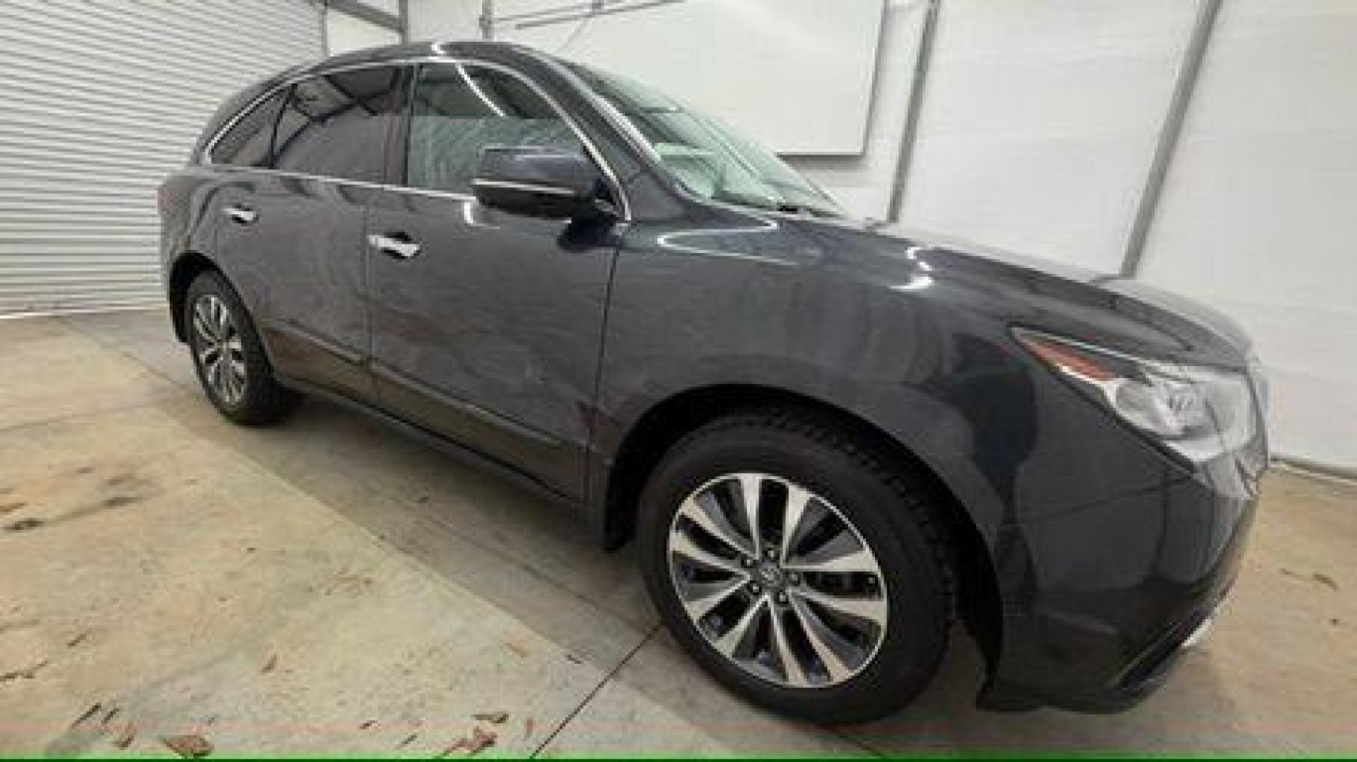 2014 Gray Acura MDX Technology Pkg w/Entertainment Pkg (5FRYD3H67EB) with an 3.5L V-6 gasoline direct injection engine, located at 1806 Veterans Memorial Hwy SW, Austell, GA, 30168, (770) 944-9558, 33.817959, -84.606987 - Photo#9